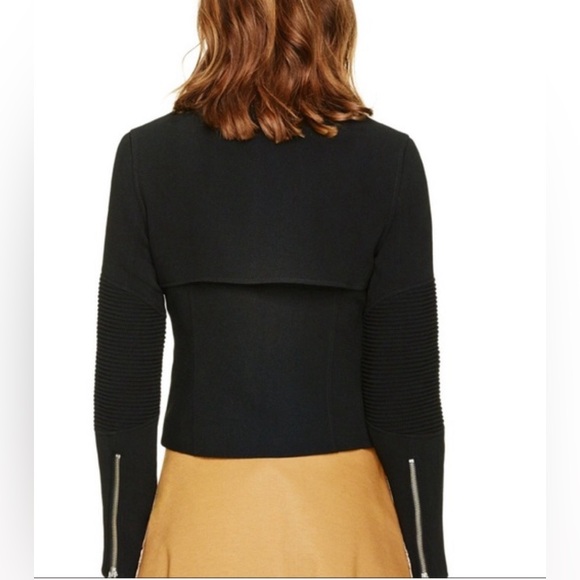 Aritzia Wilfred Montesson Crepe Jacket / Blazer - black & white / cream - Picture 4 of 16